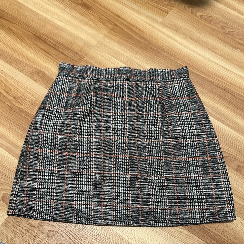 Plaid Mini Skirt